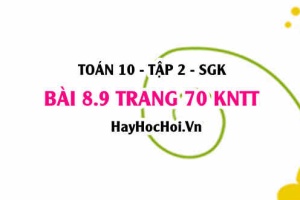 Bài 8.9 trang 70 Toán 10 tập 2 Kết nối tri thức: Chọn bi khác màu